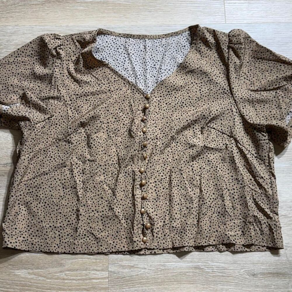 Shein-curve-plus Women's Blouse